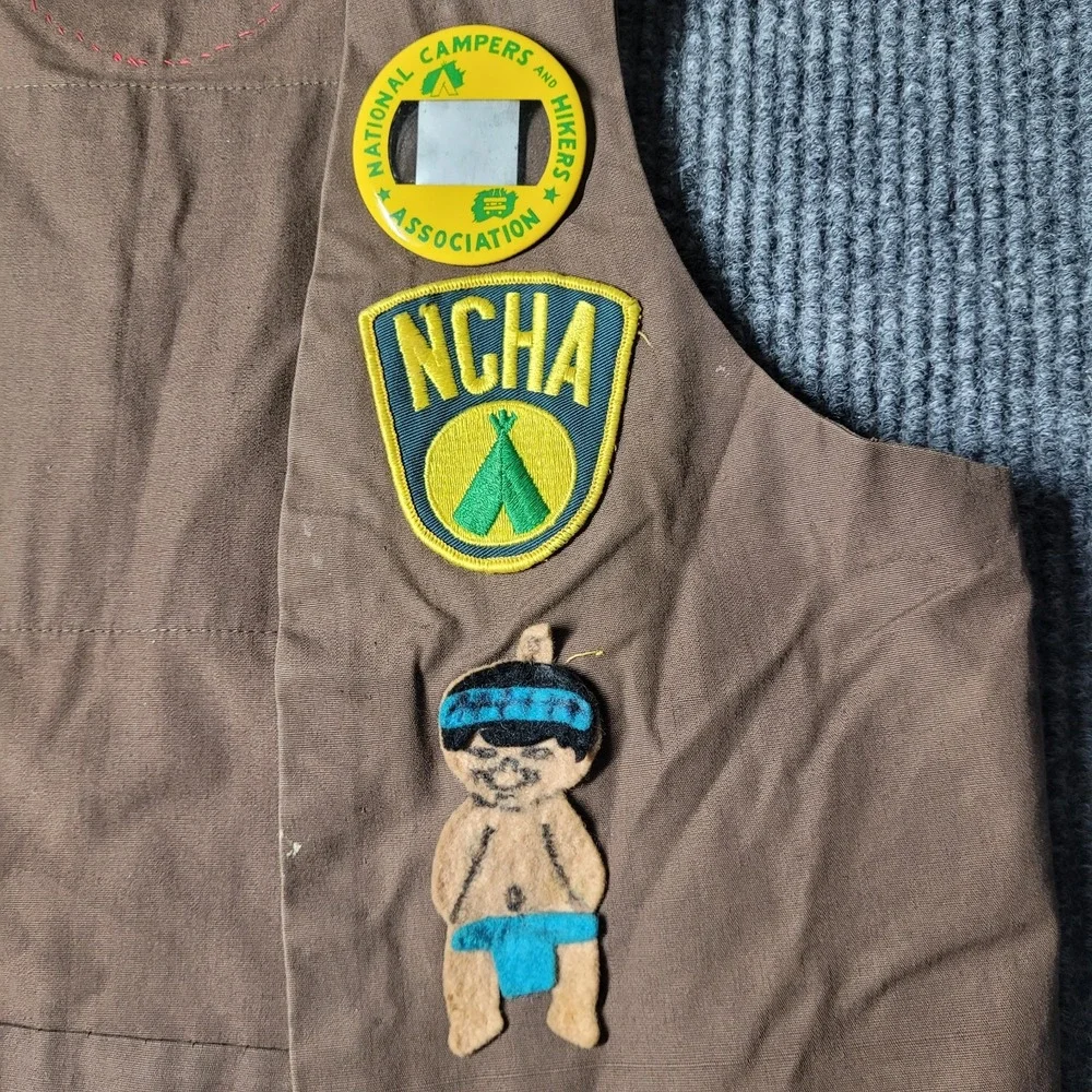 NCHA National Campers & Hikers Association 70's‎ Kids Vest Vintage